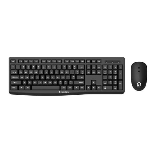 Shintaro Wireless Keyboard & Mouse Combo - Compact, Spill-Resistant, 10m Range, Precision Trackin...