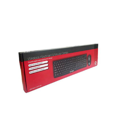 Shintaro Wireless Keyboard & Mouse Combo - Compact, Spill-Resistant, 10m Range, Precision Trackin... - Image 3