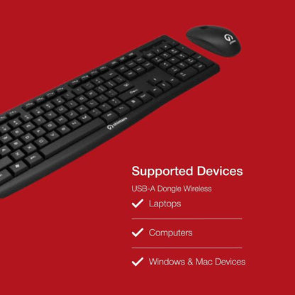 Shintaro Wireless Keyboard & Mouse Combo - Compact, Spill-Resistant, 10m Range, Precision Trackin... - Image 5