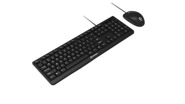 Shintaro Wired Keyboard & Mouse Combo - Ergonomic Design, Spill-Resistant, USB Plug & Play, Comfo... - Image 2