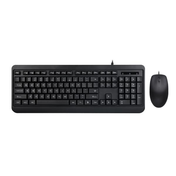 Shintaro Wired Keyboard & Mouse Combo - Ergonomic Design, Spill-Resistant, USB Plug & Play, Comfo... - Image 3