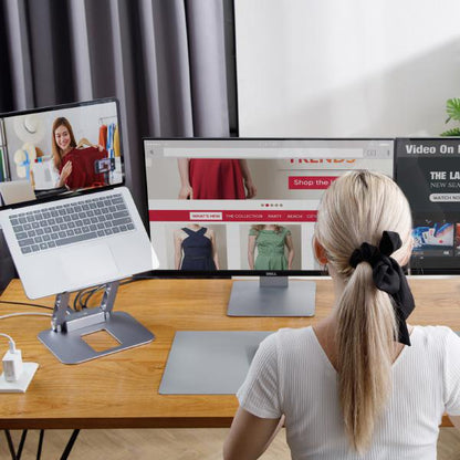 J5create JTS427 Multi-Angle Dual HDMI Docking Laptop Stand with USB-C 100W PD Pass Through (USB-C... - Image 4