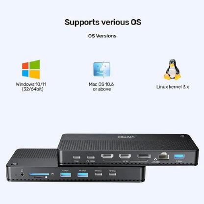 KIT- BUY 5 Unitek 13-in-1 USB-C PD 100W 8K/30Hz Universal Docking Stations + 5 x FREE Unitek 1M P... - Image 5