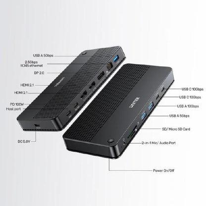 KIT- BUY 5 Unitek 13-in-1 USB-C PD 100W 8K/30Hz Universal Docking Stations + 5 x FREE Unitek 1M P... - Image 8