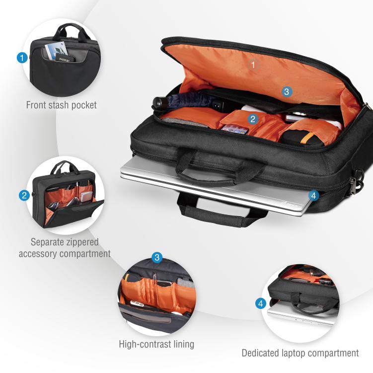 Everki Advance Laptop Bag Briefcase up to 17.3-Inch