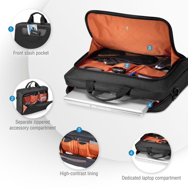 Everki Advance Laptop Bag Briefcase up to 18.4-Inch