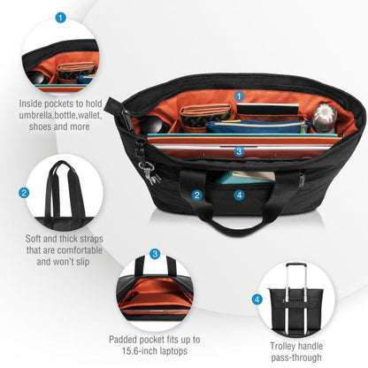 Everki EKB418 Business Slim Tote Bag for 15.6" Laptops - Bags, Cases & Covers - Image 2