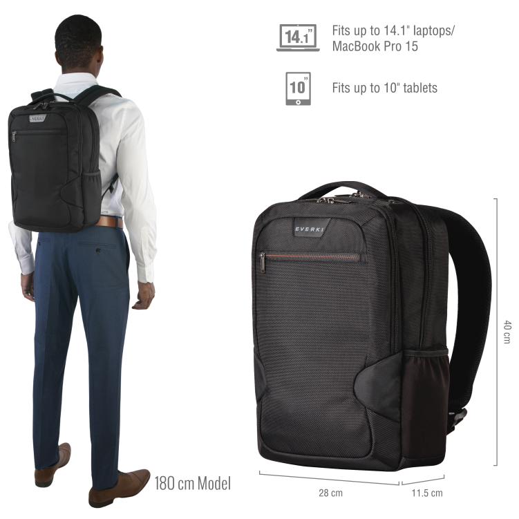 Everki Studio Slim Laptop Backpack up to 14.1-Inch, MacBook Pro 15