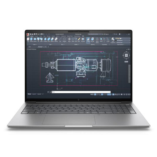 HP Zbook 8 G1i, Intel Core Ultra 9-285H, 16" WQXGA (2560x1600), 32GB (2x16GB) DDR5-6400, 1TB SSD,...