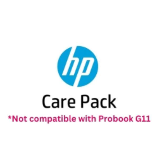HP Care Pack Warranty, Notebook/Tablet, 3 Year NBD Onsite Service  For HP ProBook Series G10 - No...