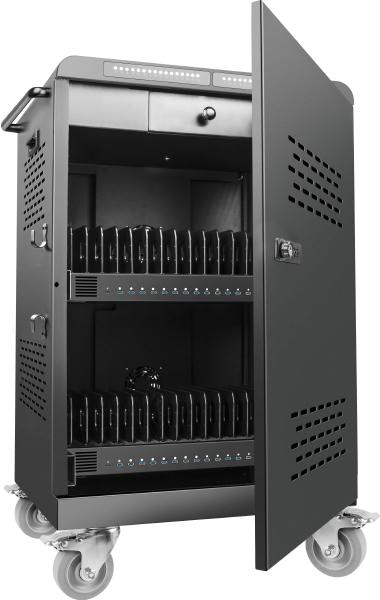 Shintaro 32-Port USB-C PD3.0 2000W GaN Charging Trolley for Smartphone, Tablet, & Notebook Device...