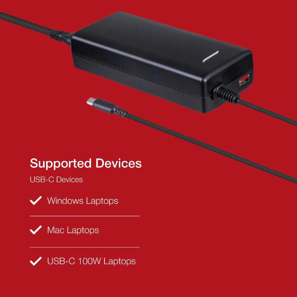 Shintaro 100W USB-C Universal Laptop Charger - Fast, Powerful Charging for Laptops, Smartphones,... - Image 3