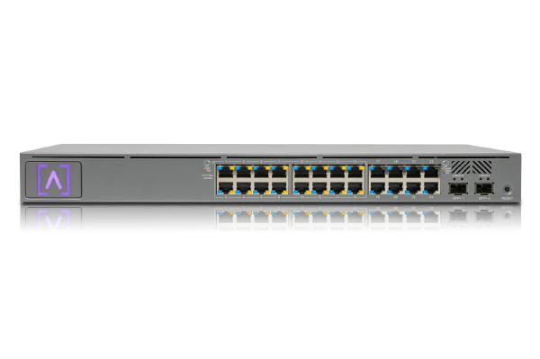 Alta Labs S24-POE 24-Port PoE Switch, Layer 2, 16x 802.3at PoE+ Ports, 8x Non-PoE Ports & 2x SFP+...