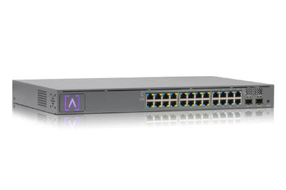 Alta Labs S24-POE 24-Port PoE Switch, Layer 2, 16x 802.3at PoE+ Ports, 8x Non-PoE Ports & 2x SFP+... - Image 2