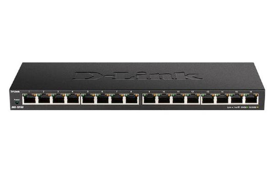 D-Link 16-Port Low Profile Gigabit Unmanaged Desktop Switch with 16 Gigabit ports