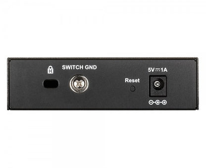 D-Link DGS-1100, 5-Port Smart Managed Switch with 2 PoE and 3 non-PoE Gigabit Ports
