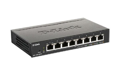 D-Link 8-Port Gigabit Smart Managed PoE Switch with 8 PoE Ports