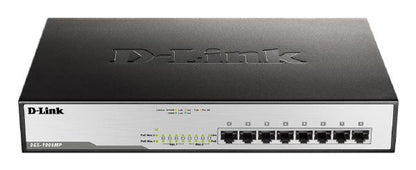 D-Link 8-Port Gigabit Unmanaged Desktop PoE Switch with 8 PoE RJ45 Ports