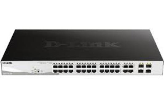 D-Link 28-Port Gigabit Smart Managed Switch with 24 BRJ45 and 4 GbE/SFP Combo Ports ***BOX OPENED...