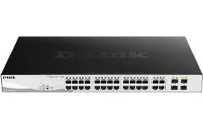 D-Link 28-Port Gigabit Smart Managed Switch with 24 BRJ45 and 4 GbE/SFP Combo Ports ***BOX OPENED...