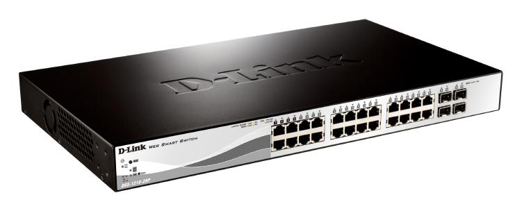 D-Link 28-Port Gigabit Smart Managed PoE Switch with 24 PoE and 4 RJ45/SFP Combo Ports - Network... - Image 2