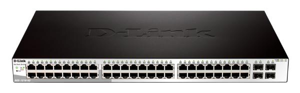 D-Link 52-Port Gigabit Smart Managed Switch with 48 RJ45 and 4 GbE/SFP Combo Ports - Network - Sw...