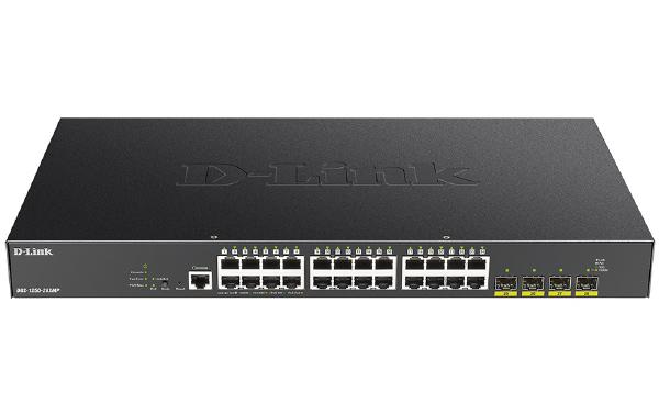D-Link 28-Port 10-Gigabit Smart Managed PoE Switch with 24 PoE and 4 (10G) SFP+ Ports - Network...