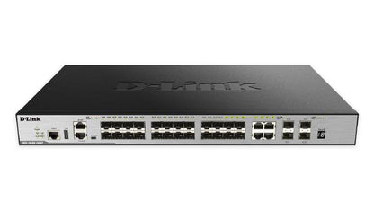 D-Link DGS-3630, 28-Port Stackable Managed Switch with Standard Image with 20 SFP, 4 Combo BASE-T...