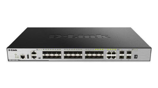 D-Link DGS-3630, 28-Port Stackable Managed Switch with Standard Image with 20 SFP, 4 Combo BASE-T...
