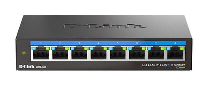D-Link DMS-108, 8-Port Unmanaged Switch with 8 (2.5G) Multi Gigabit Ethernet Ports - Network - Sw... - Image 2