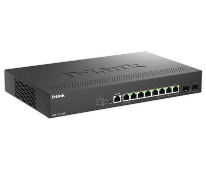 D-Link 8-Port Multi-Gigabit Smart Switch with 8 (2.5G) BASE-T PoE and 2 (10G) SFP+ Ports - Networ... - Image 2