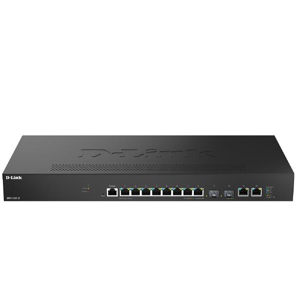 D-Link DMS-1250-12, 12-Port Multi-Gigabit Smart Managed Switch with 8 (2.5 G), 2 (10 G) BASE-T an...