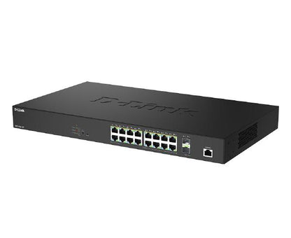 D-Link DMS-1250-18P, 18-Port Multi-Gigabit Smart Managed PoE++ Switch with 16 (2.5G) 90W PoE++ an... - Image 3