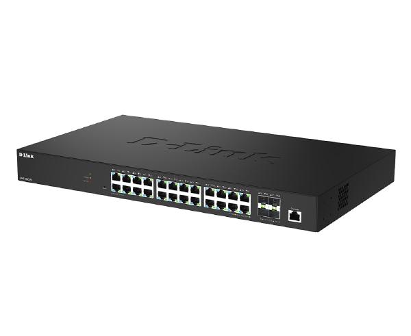 D-Link DMS-1250-28, 24-Port Multi-Gigabit Smart Managed Switch with 24 (2.5G) LAN and 4 (10G) SFP... - Image 3