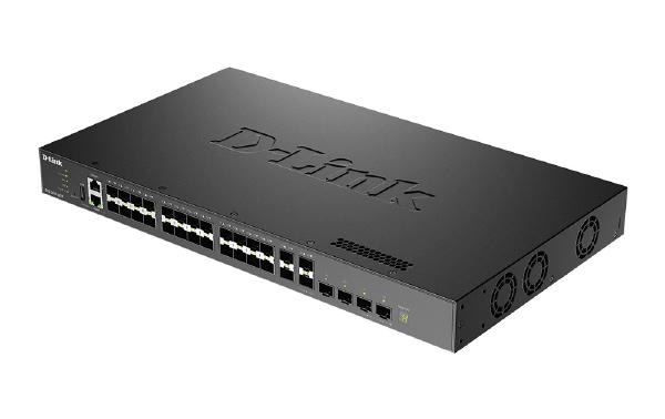 D-Link DXS-3410-32SY, 32-Port Stackable 10G Managed Switch with 28 (10G) SFP and  4 (10/25G) SFP2... - Image 2