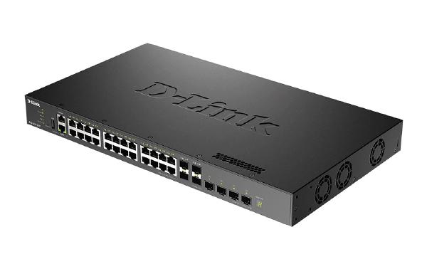 D-Link DXS-3410-32XY, 32-Port Stackable 10G Managed Switch with 24 BASE-T, 4 (10G) SFP+ and 4 (10... - Image 2
