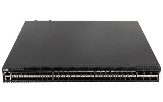 D-Link DXS-3610, 54-Port Stackable 10G Managed Switch with 48 (10G)SFP/SFP+ and 6 (40/100G) QSFP+...