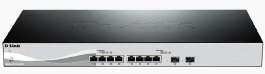 D-Link 10-Port 10 Gigabit Smart Managed Switch with 8 10GBase-T Ports and 2 SFP+ ports