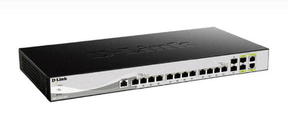 D-Link DXS-1210, 16-Port 10 Gigabit Ethernet Smart Managed Switch with 12 BASE-T, 2 SFP+, 2 (10G)... - Image 3