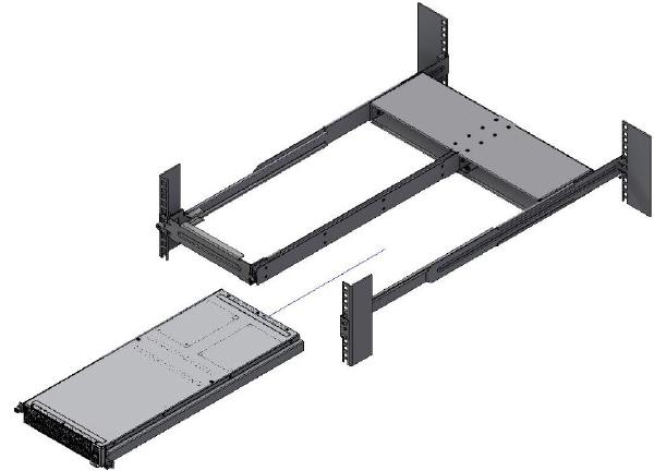 Mellanox 19 racks fixed mounting-kit, for SN2100, SN2010 systems, Dual switch side-by-side, Short...