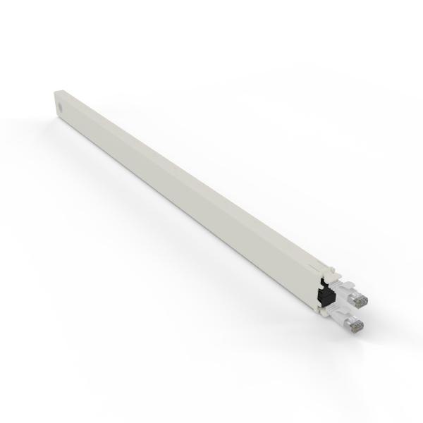 Patchbox.One 30RU STP White Cat6A Cable Management Cassette, To be Installed in Patchbox.One Fram...