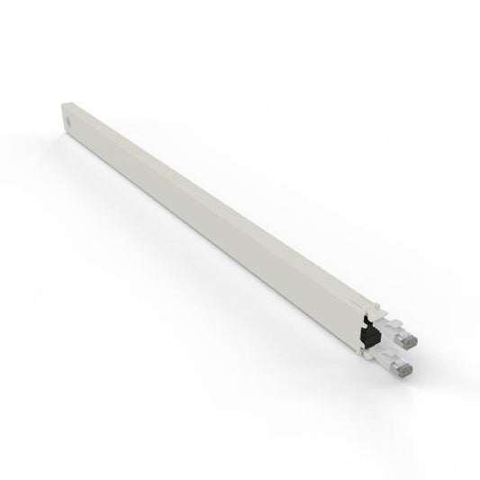 Patchbox.One 30RU STP White Cat6A Cable Management Cassette, To be Installed in Patchbox.One Fram...