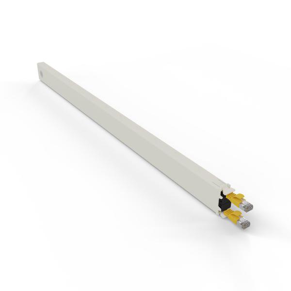 Patchbox.One 30RU STP Yellow Cat6A Cable Management Cassette, To be Installed in Patchbox.One Fra...