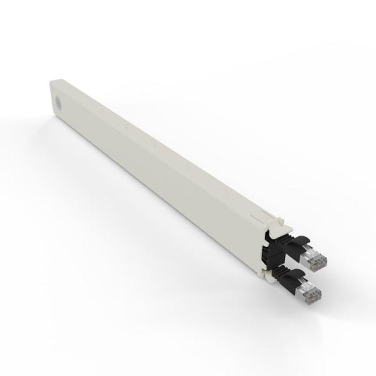 Patchbox.One 8RU STP Black Cat6A Cable Management Cassette, To be Installed in Patchbox.One Frame...