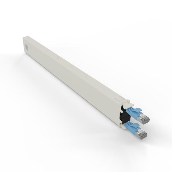 Patchbox.One 8RU STP Blue Cat6A Cable Management Cassette, To be Installed in Patchbox.One Frame...