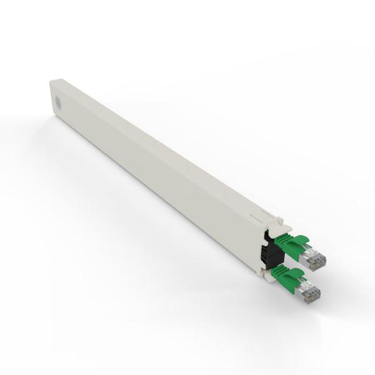 Patchbox.One 8RU STP Green Cat6A Cable Management Cassette, To be Installed in Patchbox.One Frame...