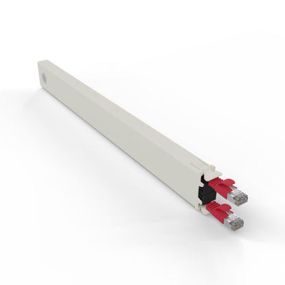 Patchbox.One 8RU STP Red Cat6A Cable Management Cassette, To be Installed in Patchbox.One Frame (...