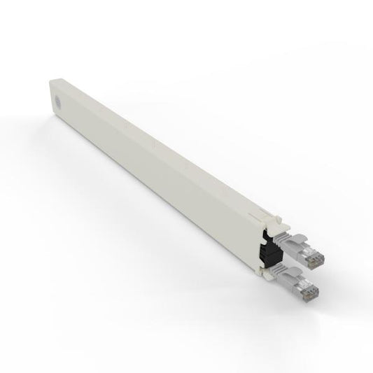 Patchbox.One 8RU STP Grey Cat6A Cable Management Cassette, To be Installed in Patchbox.One Frame...