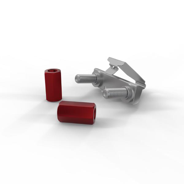 Patchbox /dev/mount 50-Pack, 1RU Toolless Cage-Nut alternative, Supports Components Up To 200KG (... - Image 2