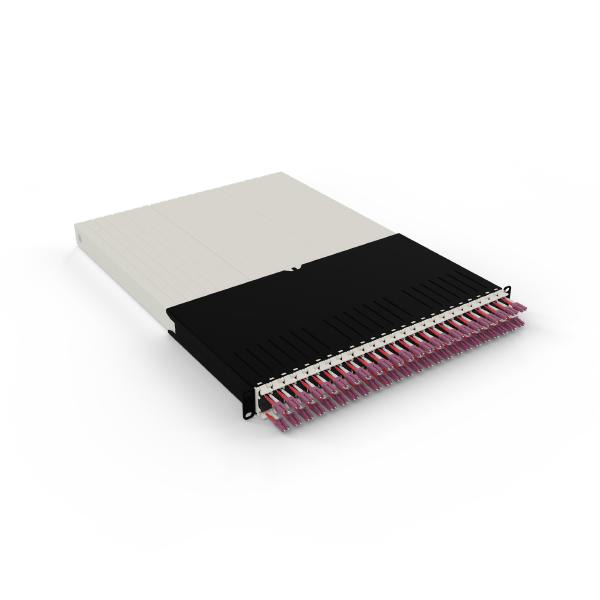 Patchbox.One 30RU OM4 LC-LC Fiber Optic Cable Management System, Includes 24x 30RU OM4 LC-LC Case...